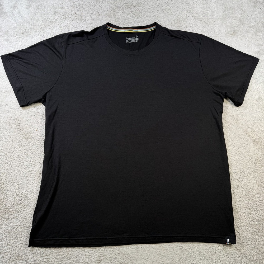 Smartwool T-Shirt Mens 2XL Black Merino 150 Base Layer Short Sleeve Activewear